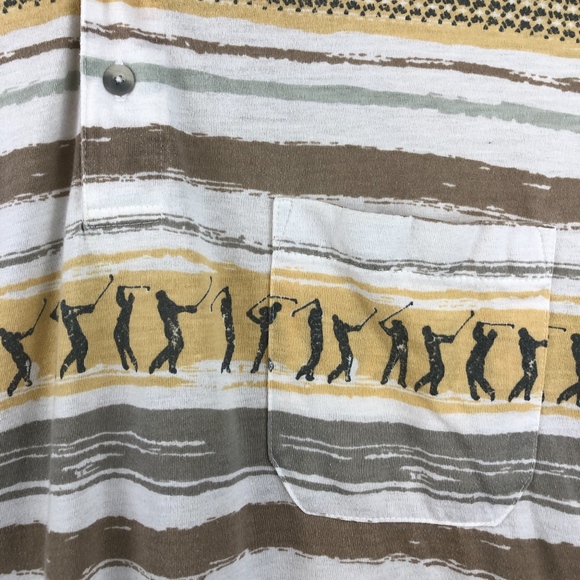 VINTAGE 1990's Retro Golf Polo -XXL - Picture 4 of 7
